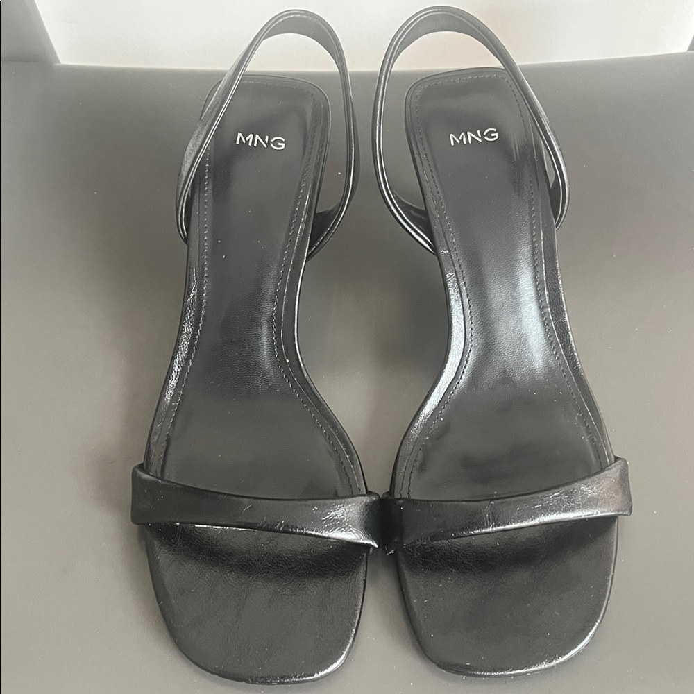 Mango Women's Elegant Black Sandals